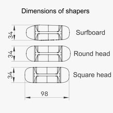 将图片加载到图库查看器，Deep Concave Fingerboard Mold with Three Shapers
