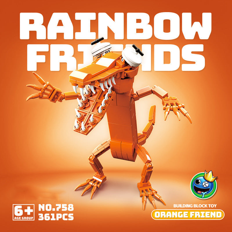 Rainbow Friends Monster Building Blocks Odd World Action Figure