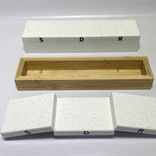将图片加载到图库查看器，Transformable Fingerboard Marble Box with Bamboo Base
